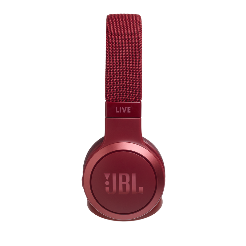 JBL LIVE 400BT - Red - Your Sound, Unplugged - Detailshot 1 image number null